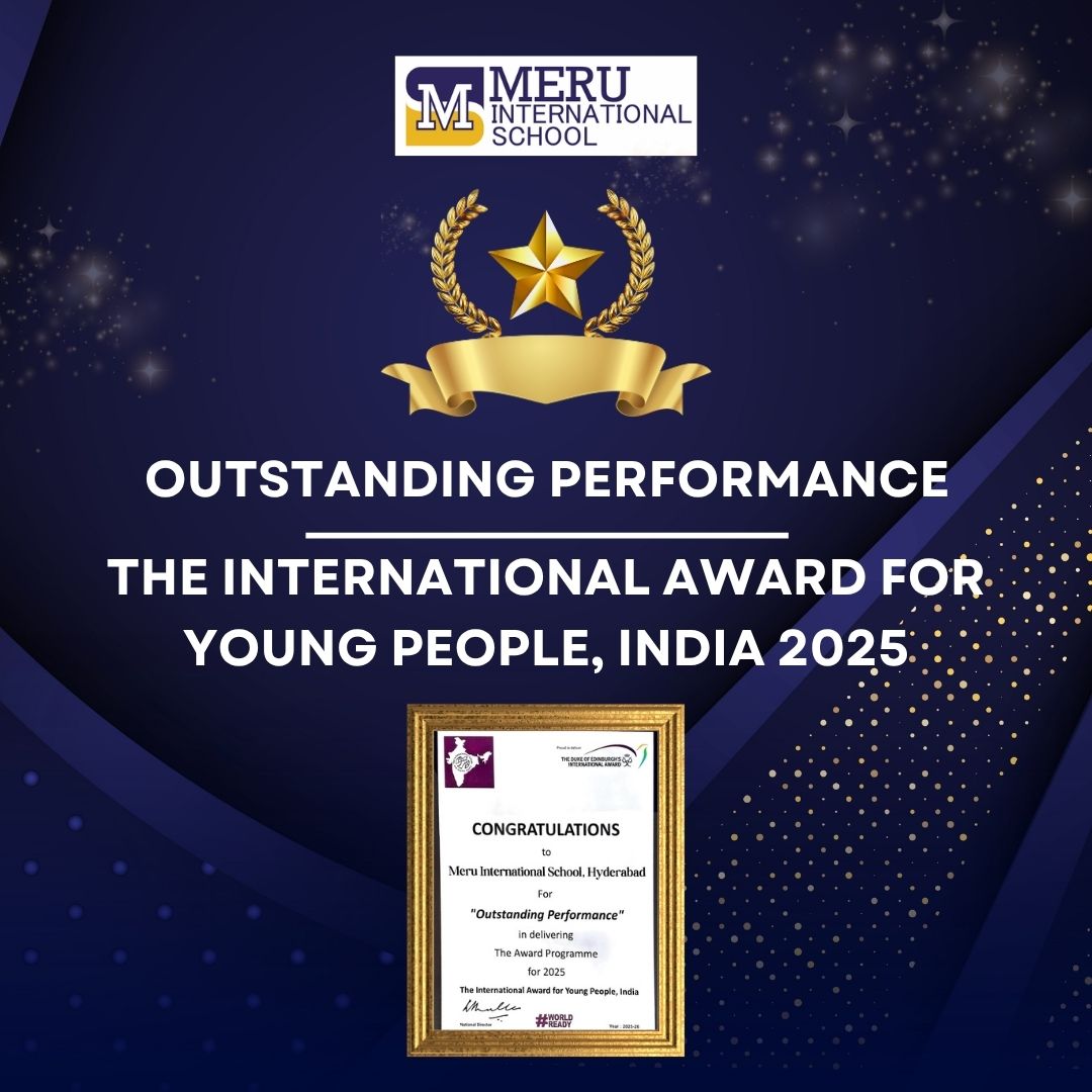 School award certificate for The International Award for Young People India 2025