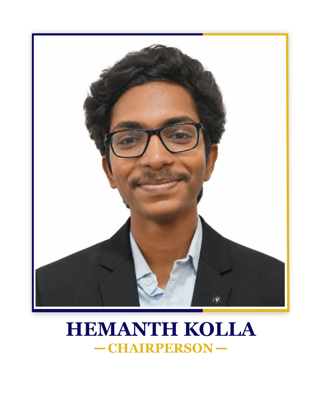 Hemanth Kolla — Chairperson