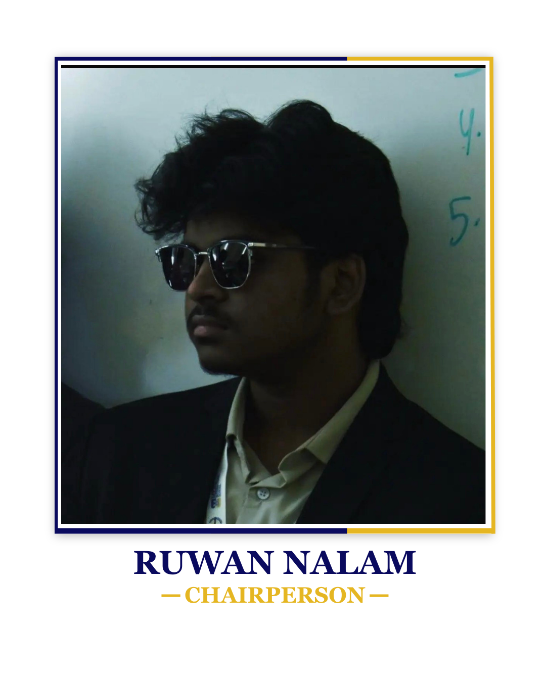 Ruwan Nalam — Chairperson