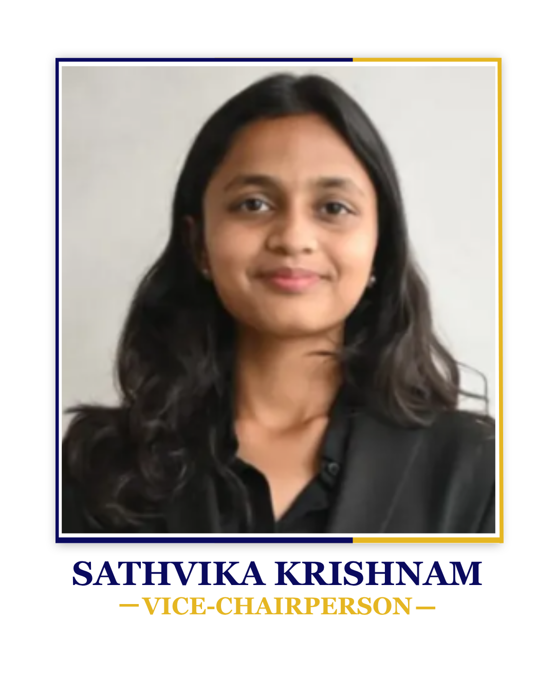 Sathvika Krishnam — Vice-Chairperson