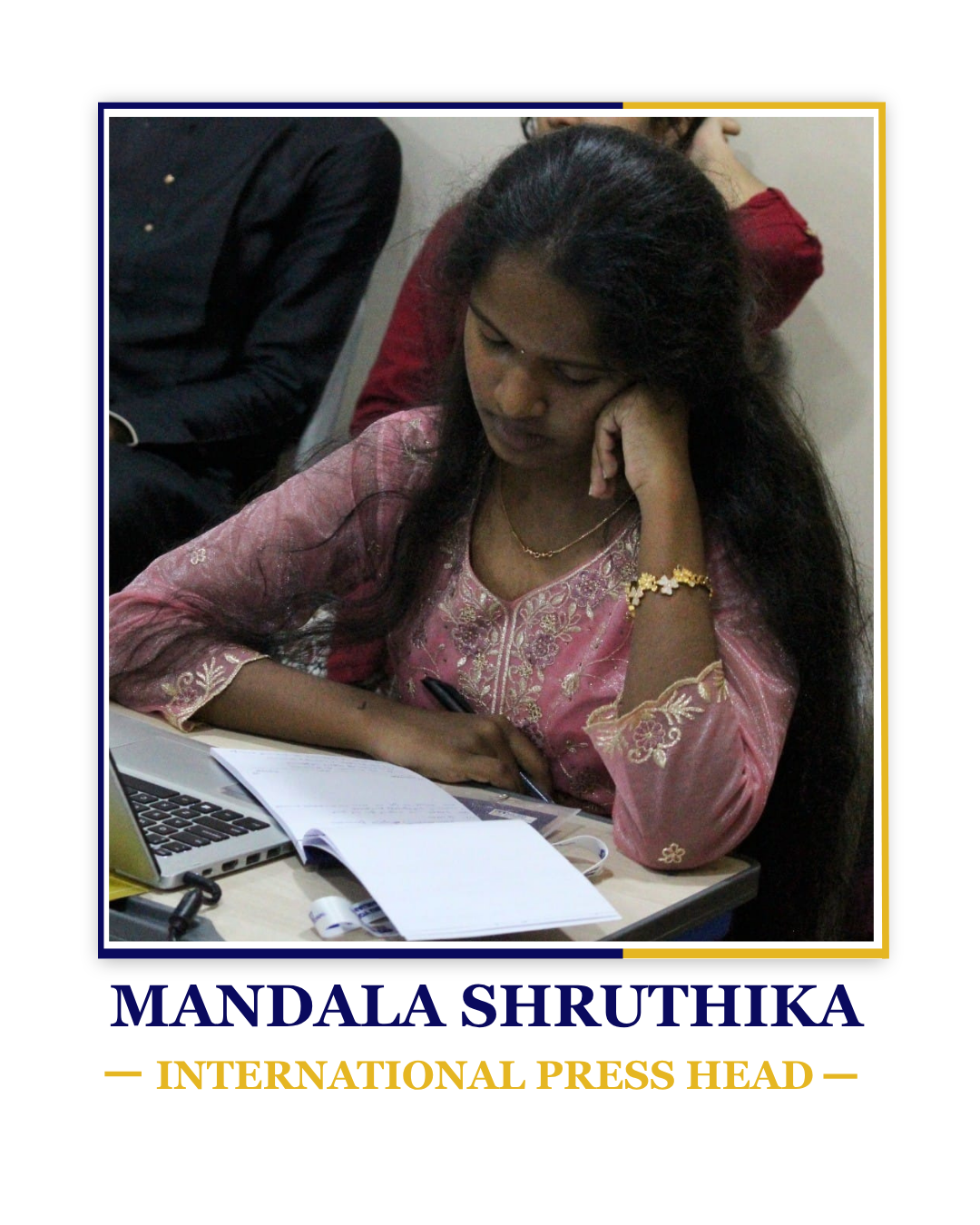 Mandala Shruthika — International Press Head