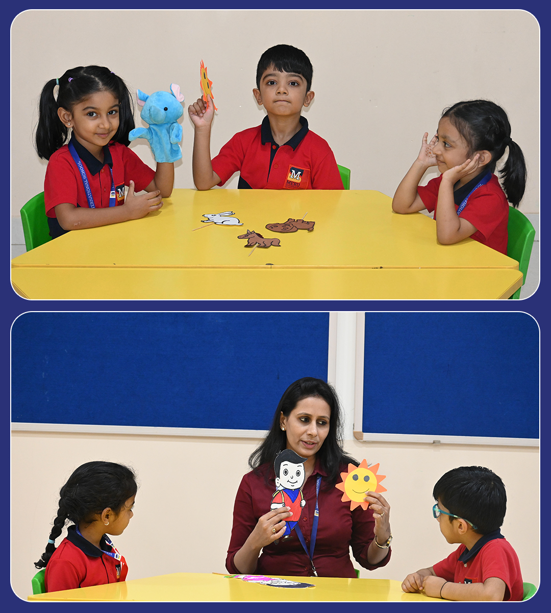Interactive learning at Meru International school