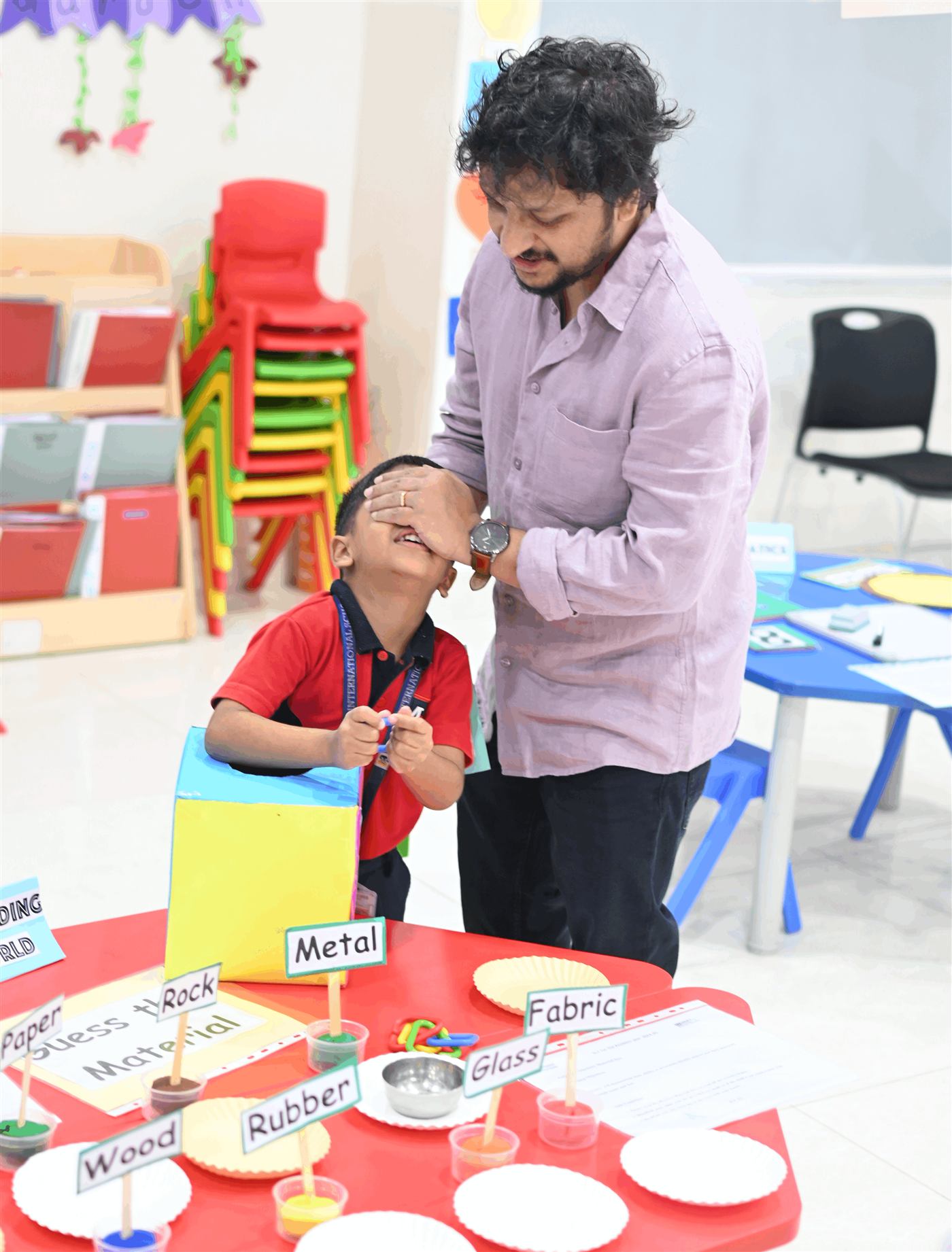 Parent and child learning together at Meru