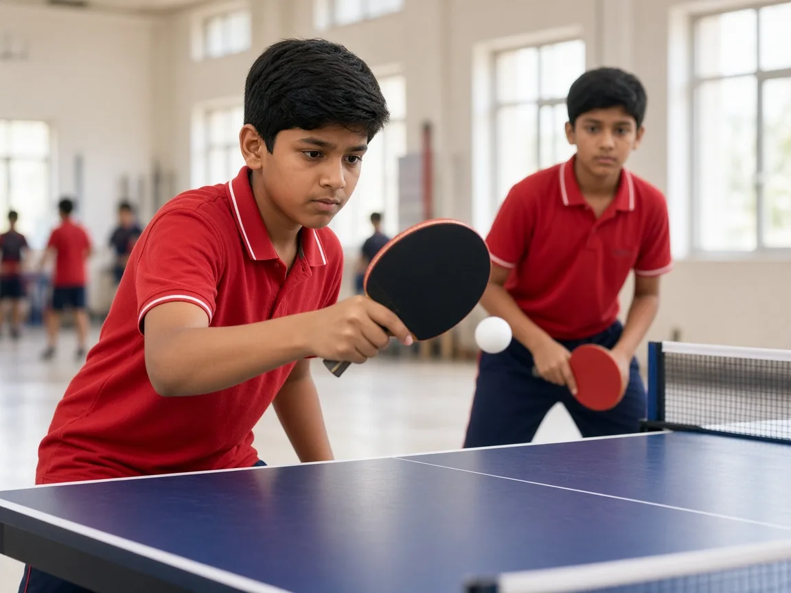 Table Tennis at Meru International School