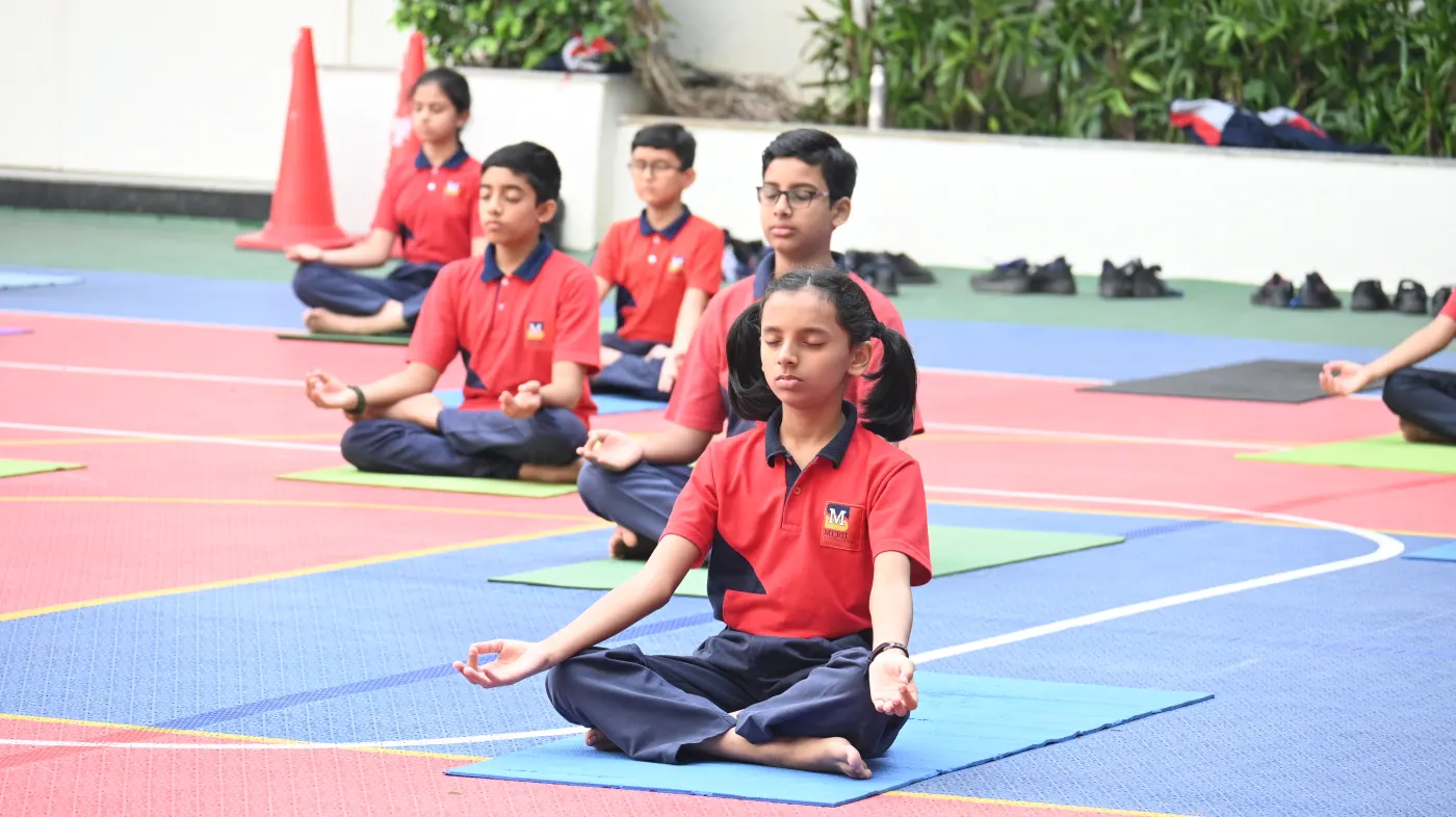 Yoga at Meru International School