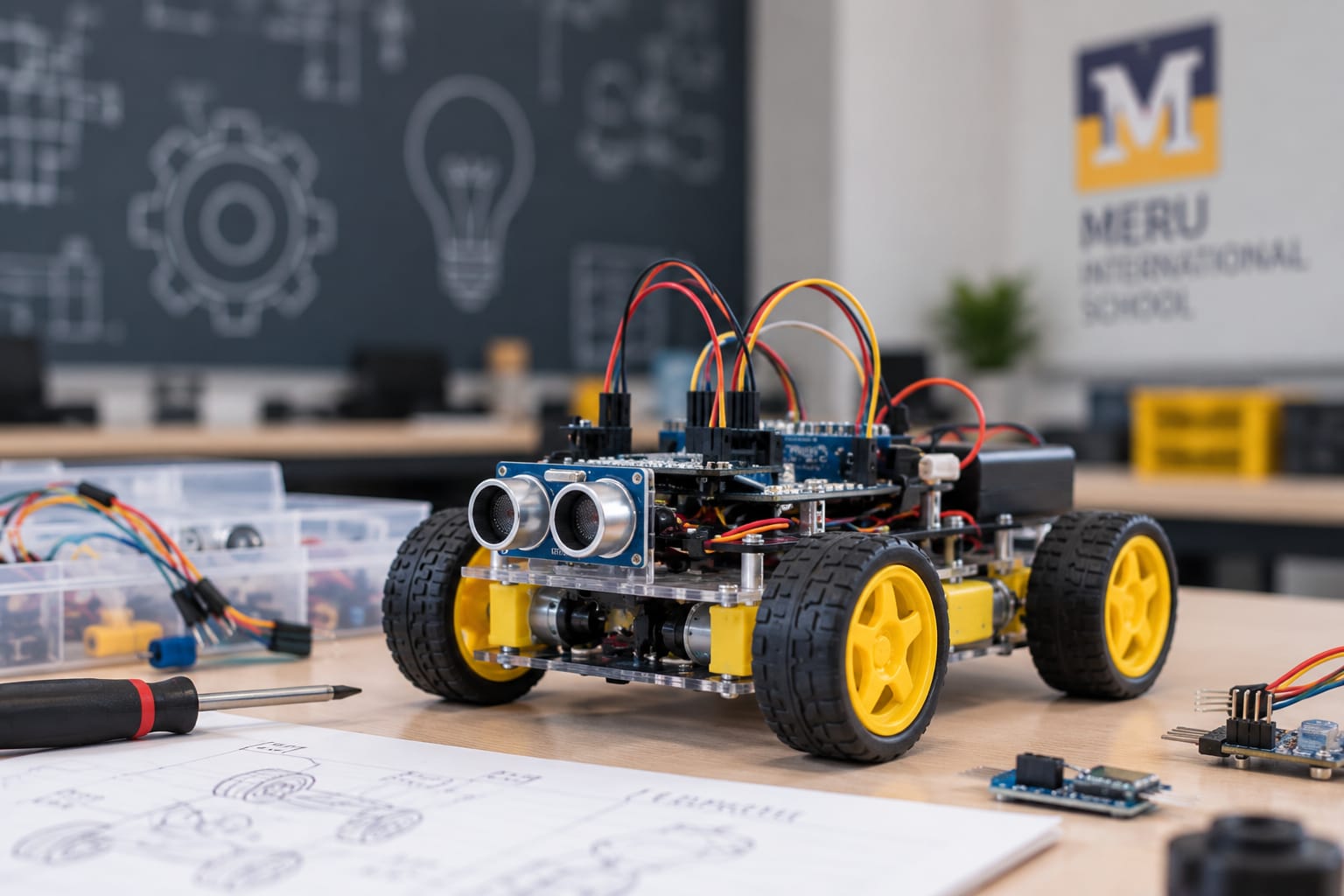 Inside the Meru Robotics Lab