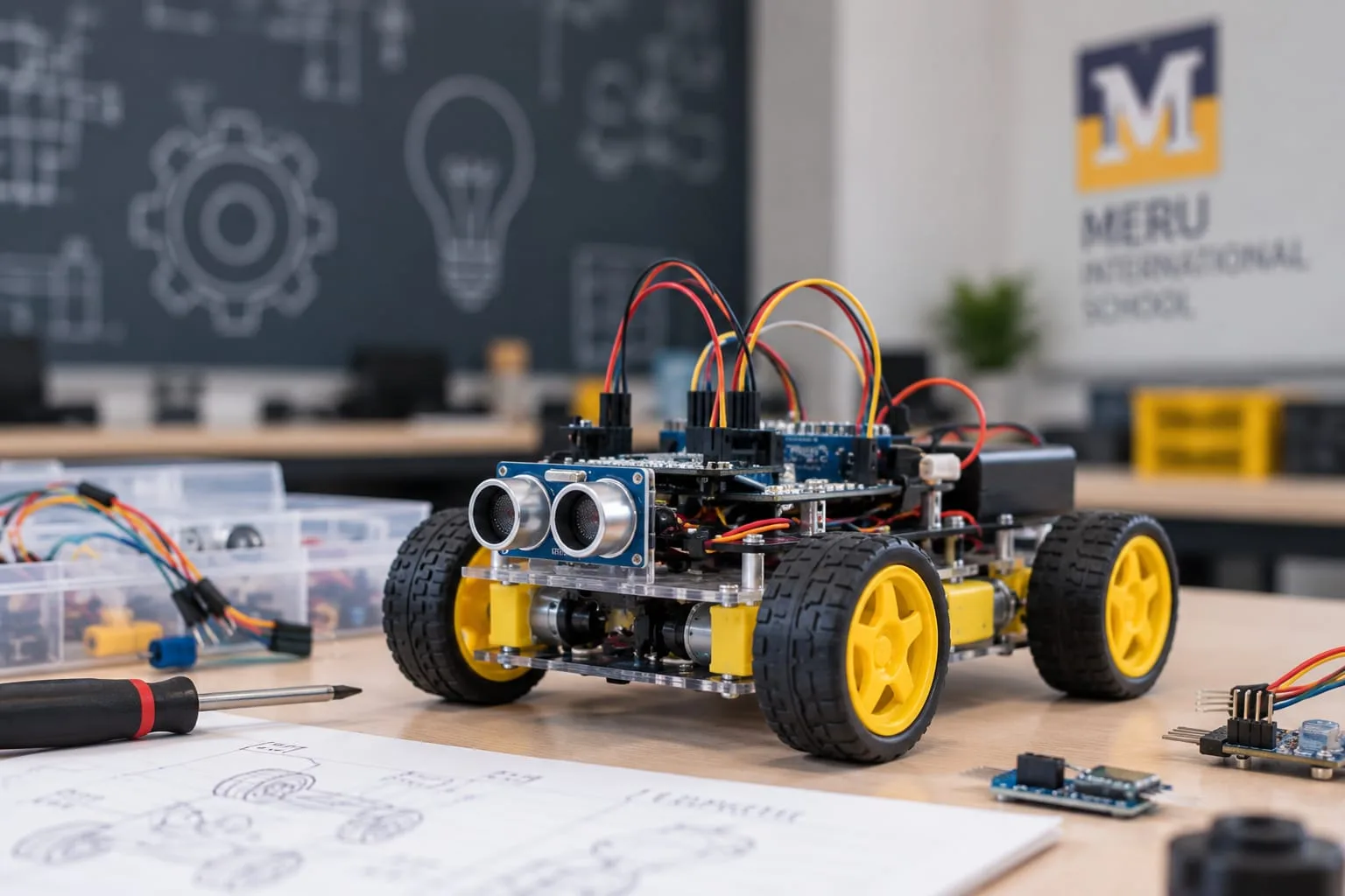Inside the Meru Robotics Lab